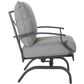 Gathercraft Franklin 5-Piece Firepit Chat Set in Gray, , large