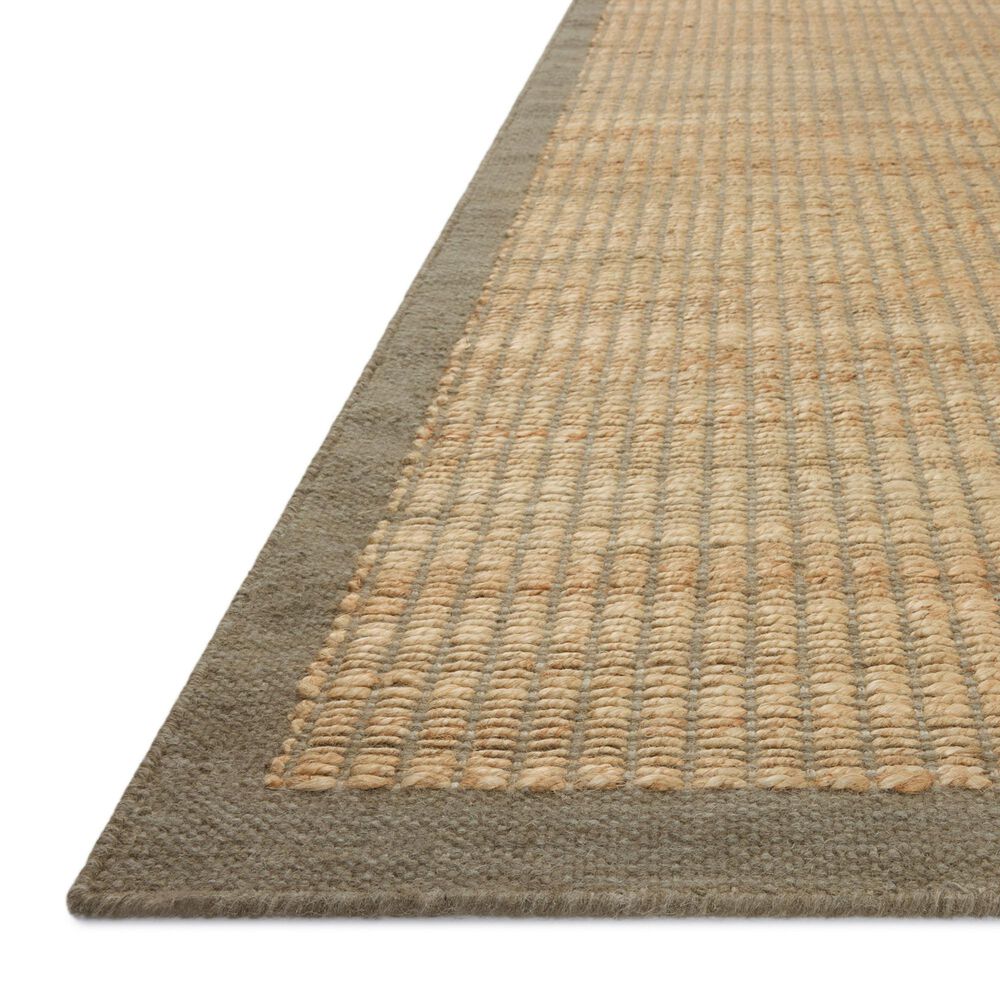 Amber Lewis x Loloi Lilah Natural and Grey 5' x 7'6" Area Rug, , large