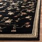 Safavieh Lyndhurst 2"3" x 20" Black and Green Runner, , large