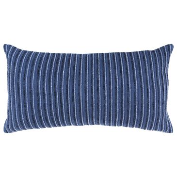 Rizzy Home 14" x 26" Down Filled Lumbar Pillow in Blue, , large
