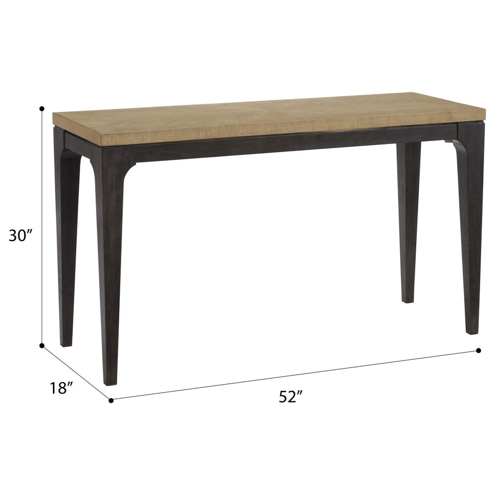 Emerald Home Furnishings Sutton Place Console Table in Caramel and Cocoa, , large