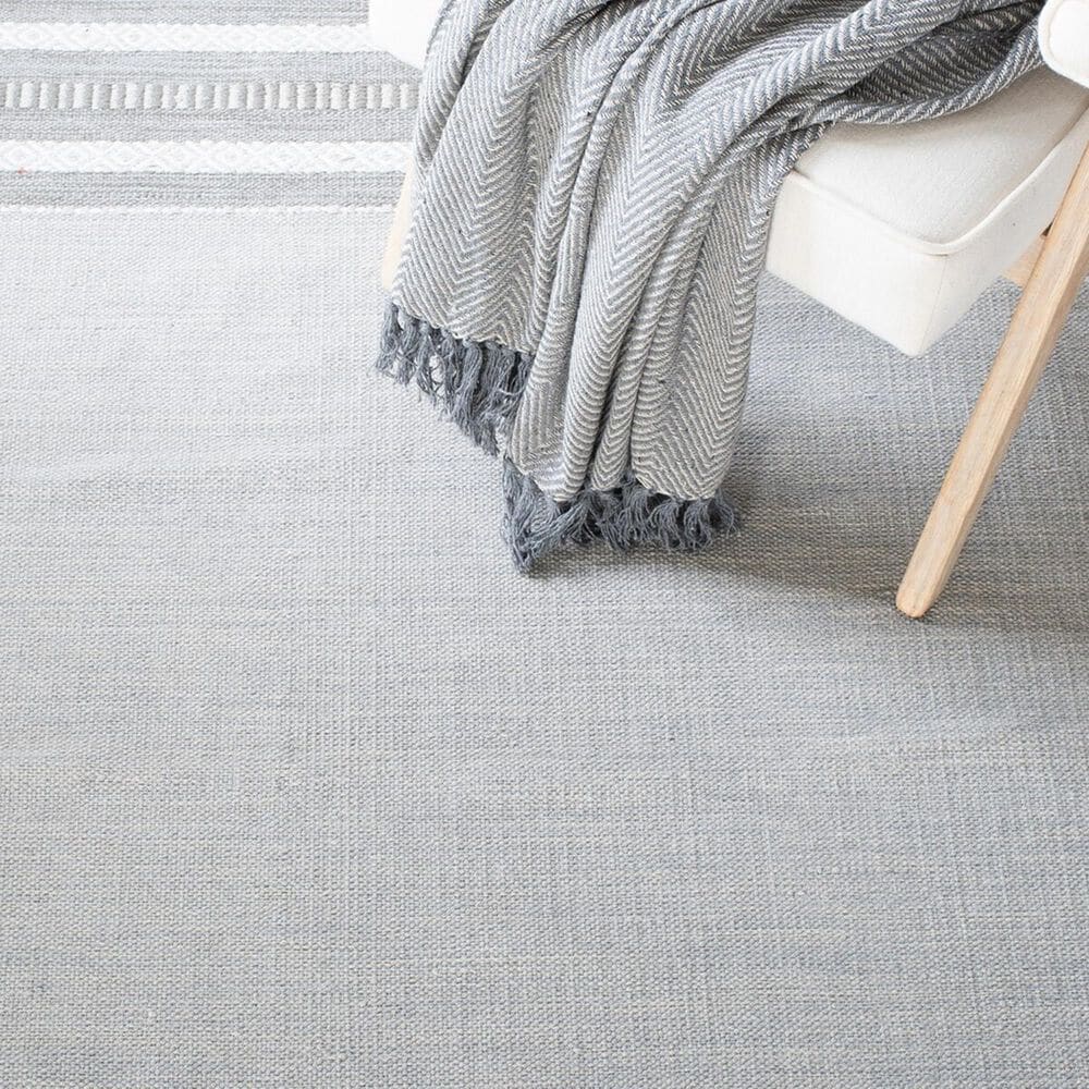 Safavieh Montauk MTK214F 5&#39; x 8&#39; Grey and Ivory Area Rug, , large