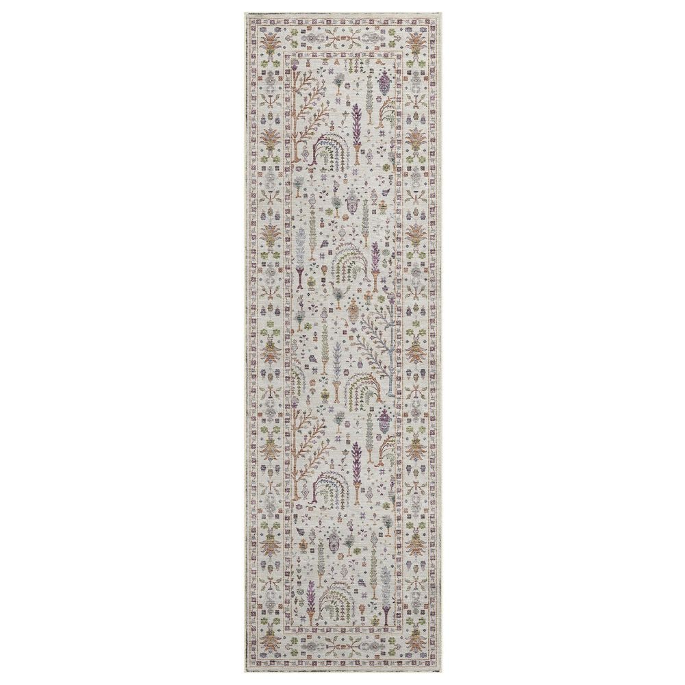 37B Hatay HY5 2"3" x 7"6" Ivory Runner, , large