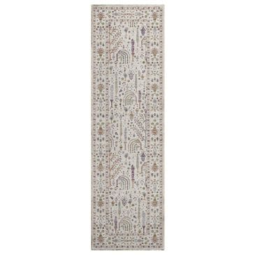 37B Hatay HY5 2"3" x 7"6" Ivory Runner, , large