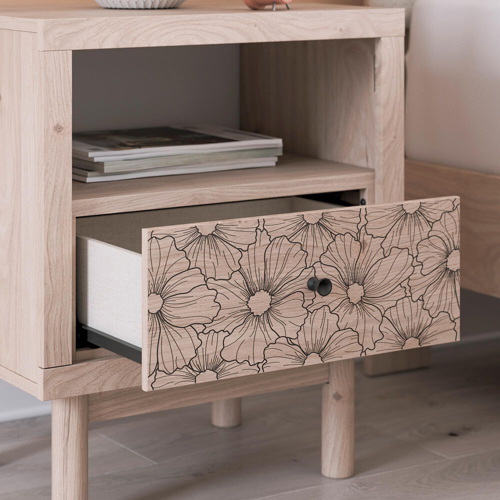 Ashley Arloster 1-Drawer Nightstand in Tan, , large