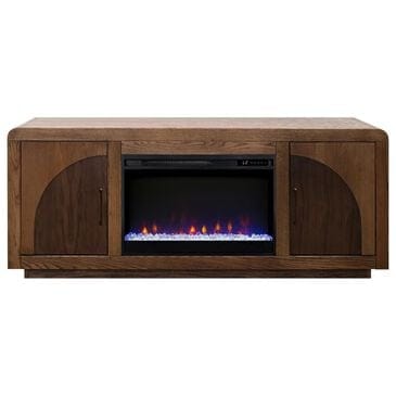 Legends Home Eclipse 65" Fireplace TV Stand in Bourbon Oak, , large