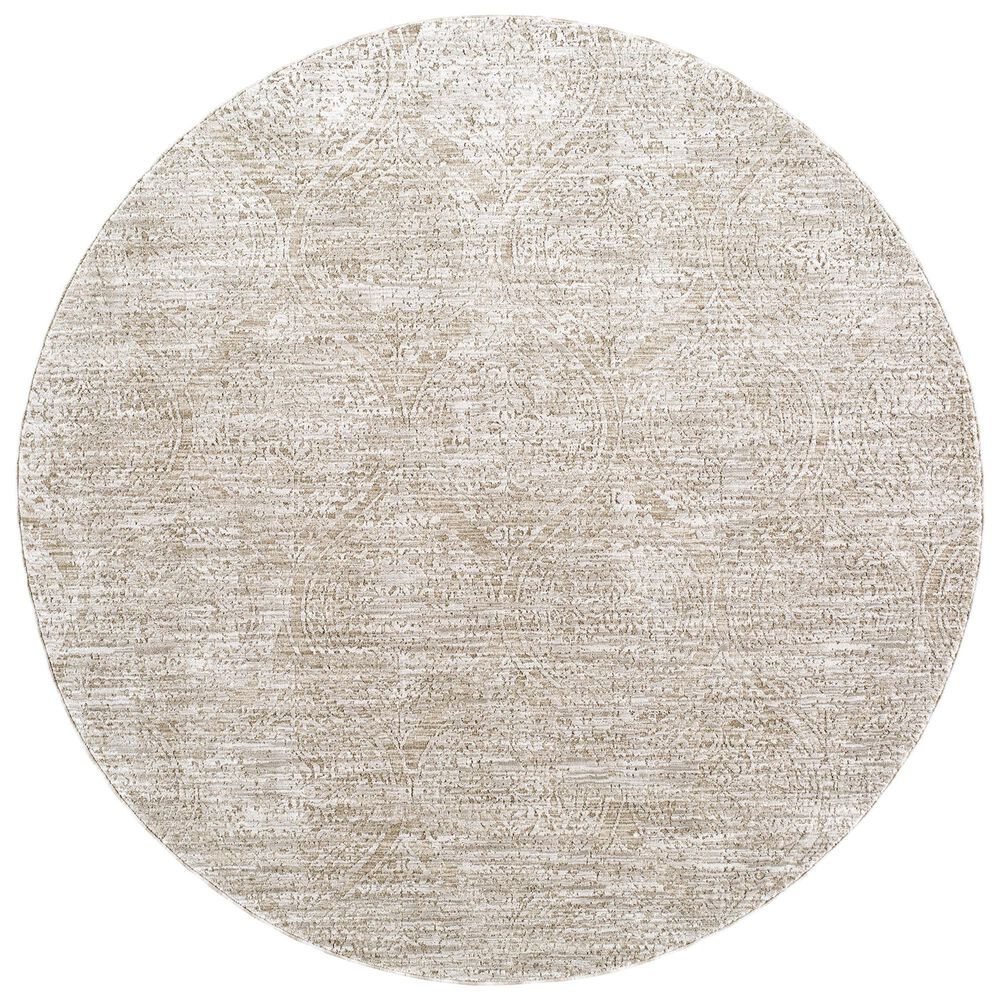 Surya Masterpiece Light Sage, Sage and Medium Gray 7&#39;10&quot; Round Area Rug, , large