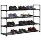 Timberlake 4-Tier Shoe Rack in Black, , large