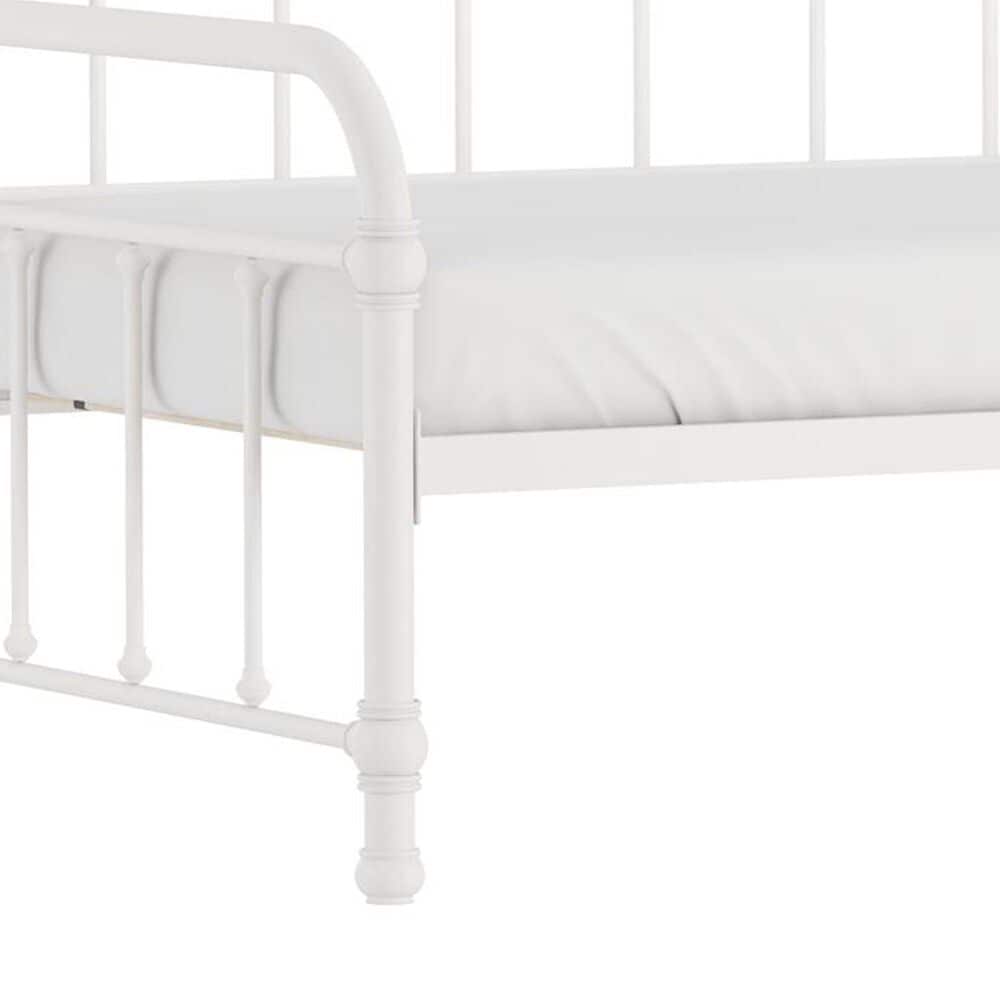 Richlands Furniture Twin Metal Slat Daybed in White, , large