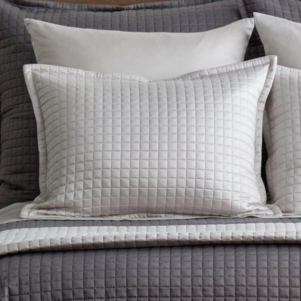 Ann Gish Ready-to-Bed 2.0 30" x 36" Quilted Pillow in Silver, , large