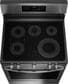 Frigidaire Gallery 30" Rear Control Gas Range with Total Convection in Black Stainless Steel, , large