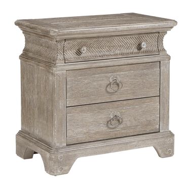 Vantage Summer Creek Bedside Chest in Scrubbed Oak, , large