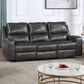 New Heritage Design Linton Power Reclining Sofa in Dark Gray, , large