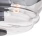Vaxcel Toledo 2-Light Flush Mount in Matte Black, , large