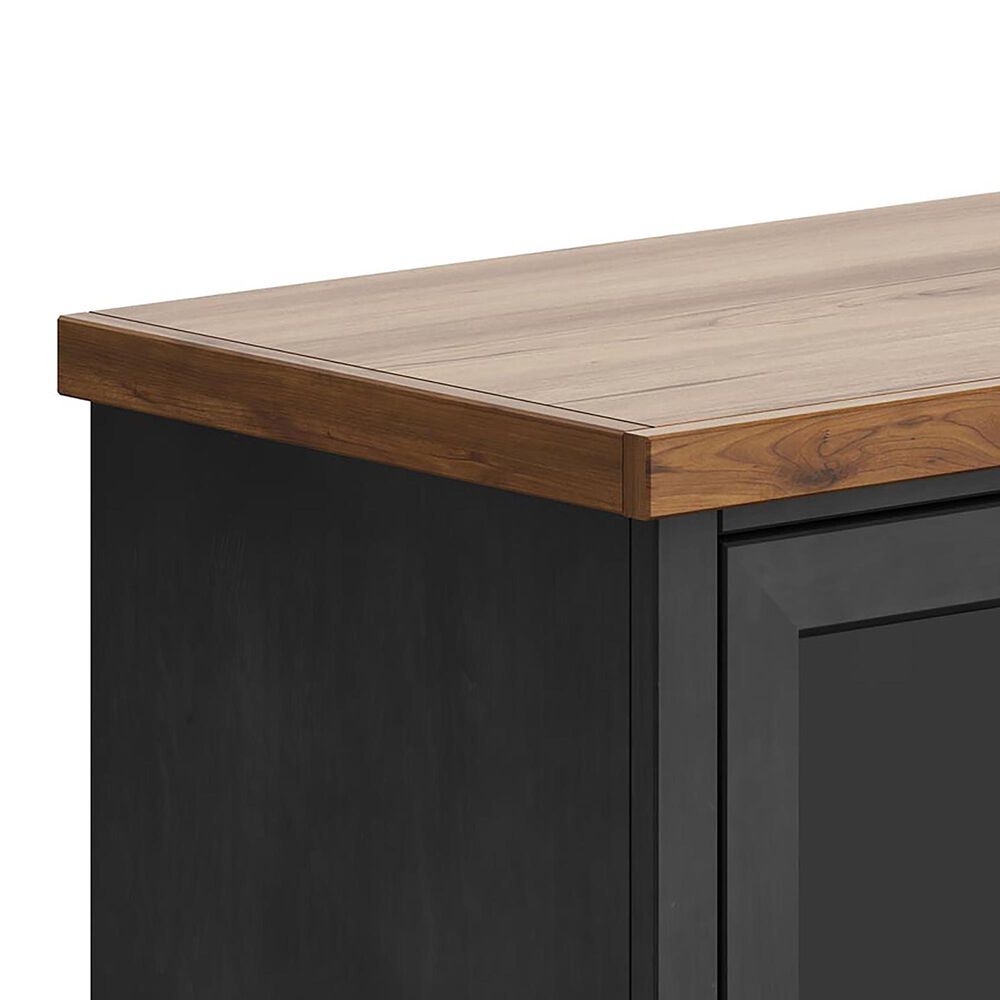 Endress International Essex 67&quot; TV Stand in Black and Whiskey, , large