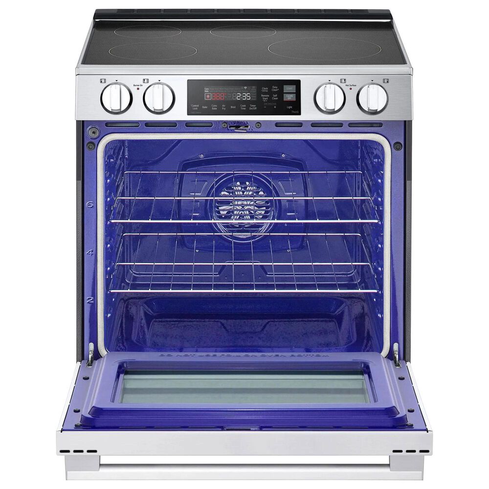 LG 6.3 Cu. Ft. Smart Induction Slide-In Range with ProBake Convection and Air Fry in PrintProof Stainless Steel, , large