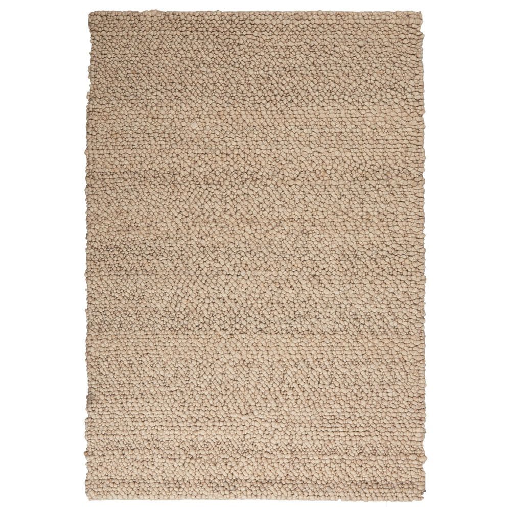 Nourison Riverstone Mocha 5"3" x 7"5" Area Rug, , large