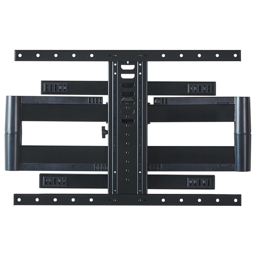 Sanus Full-Motion Wall Mount for 42" - 90" TVs with 6' HDMI Cable and 4-Outlet Surge Protector Power Strip in Black, , large
