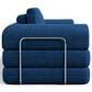 Furniture of America Ellis Stationary Modular Customizable Space-Saving Sofa in Blue, , large