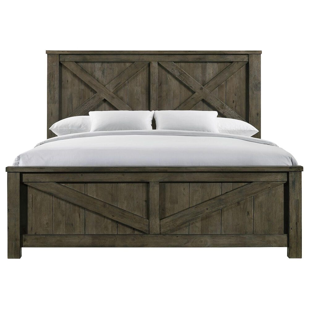 Mayberry Hill Maverick Queen Bed in Grey, , large