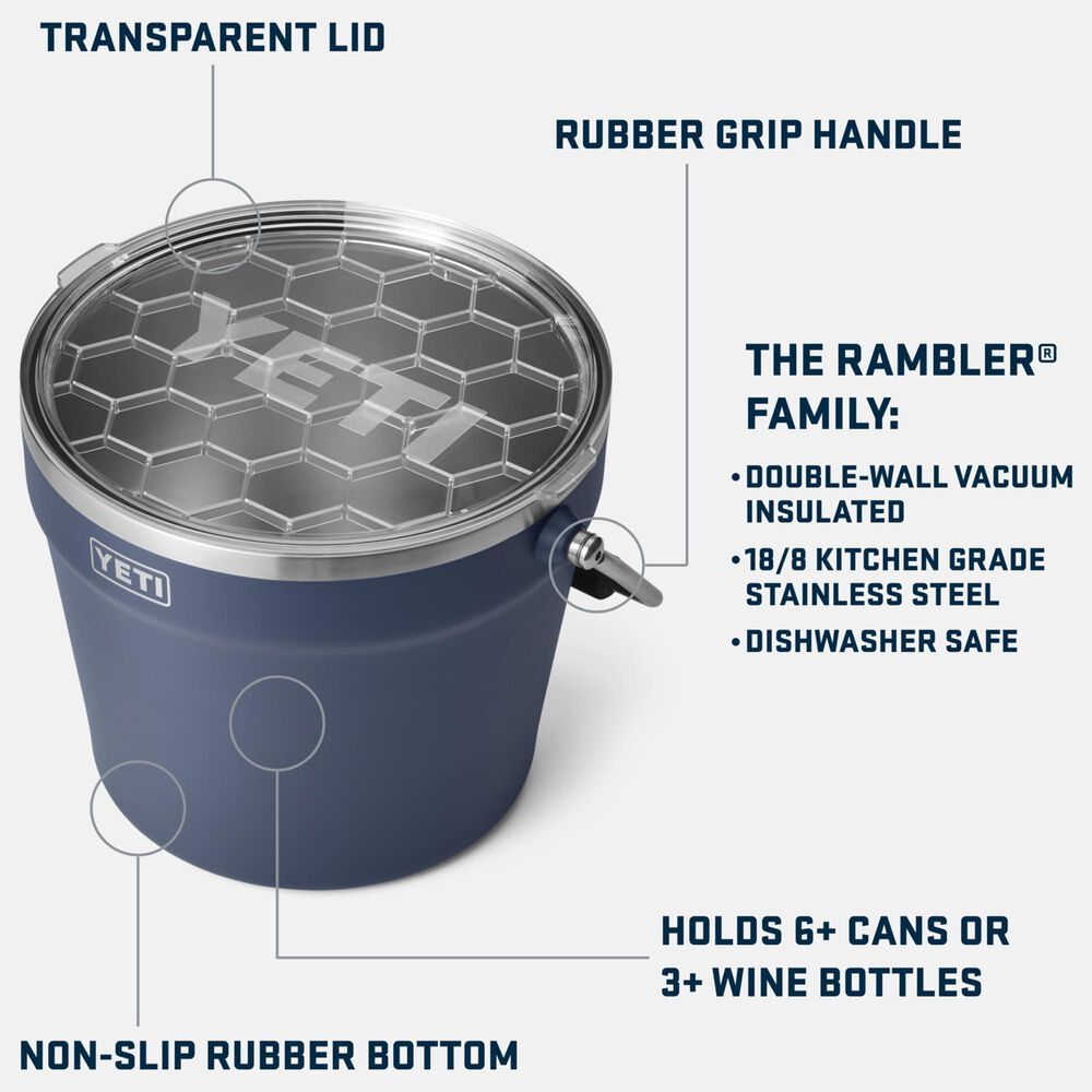 YETI Rambler 6 Can Beverage Bucket in Papaya, , large