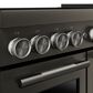 KitchenAid 6.3 Cu. Ft. Freestanding Commercial-Style Induction Range with Griddle in Black Ore, , large