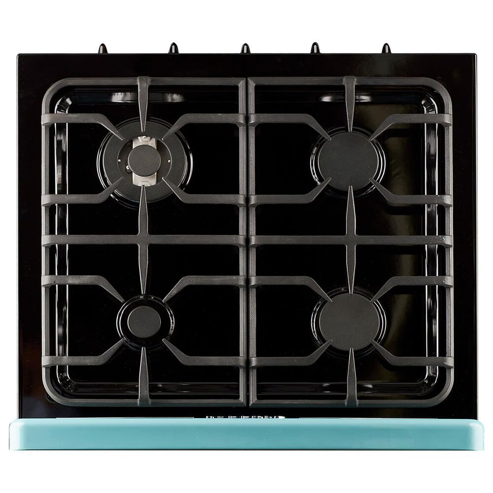 Unique Appliances Classic Retro 30" Pro Convection Gas Range in Ocean Mist Turquoise, , large