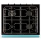 Unique Appliances Classic Retro 30" Pro Convection Gas Range in Ocean Mist Turquoise, , large