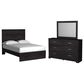 Ashley Belachime 3 Piece Full Panel Bedroom Set in Dark Charcoal, , large
