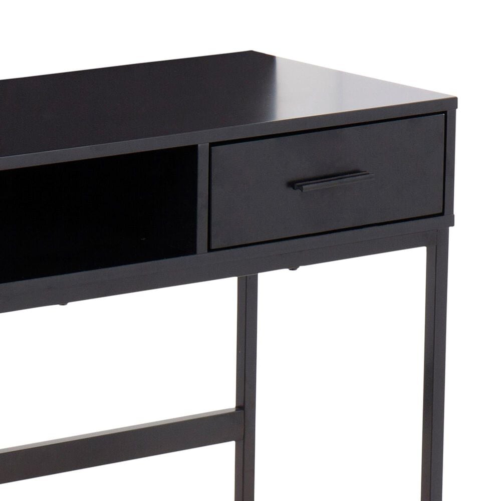 Lumisource Franklin Console Table in Black, , large