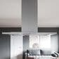 Zephyr Modena 42" Island Mount Range Hood in Stainless Steel, , large