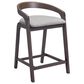 Zuo Modern Troy Counter Stool in Dove Gray & Espresso, , large