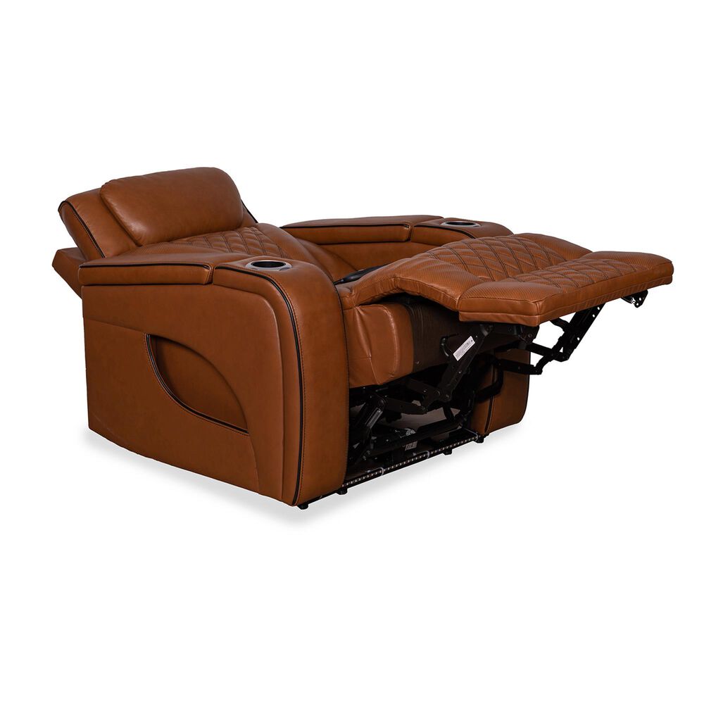 Aurora Furnishings Power Recliner with Power Headrest in Livorno 