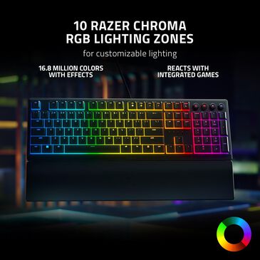 Razer Ornata V3 Mecha-Membrane Gaming Keyboard in Black, , large