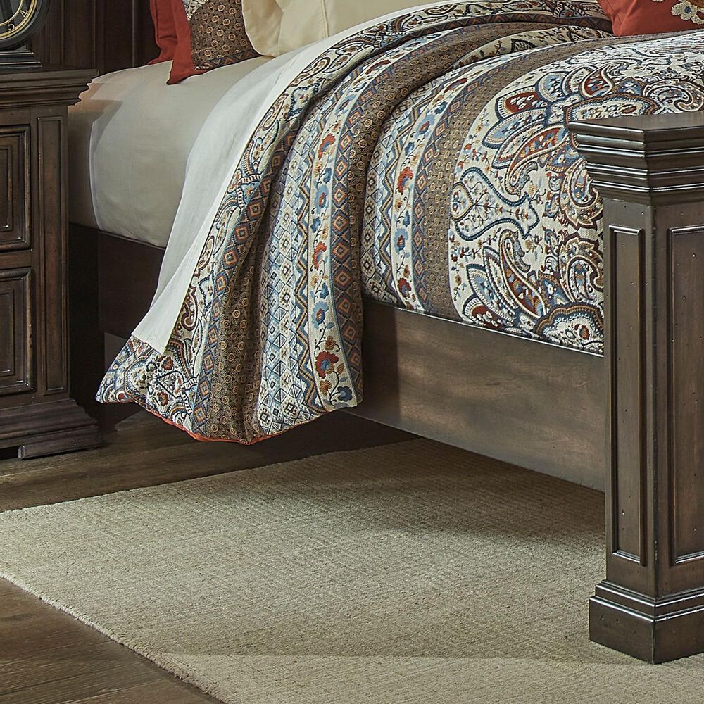 Liberty Furniture Big Valley Queen Panel Bed in Brownstone, , large