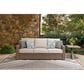 Ashley Laguna Heights Stationary Sofa with Cushions in Beige, , large