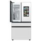 Samsung Bespoke 29 Cu. Ft. French Door Refrigerator in Charcoal Glass Family Hub Panel Included - Additional Panels Sold Separately, , large