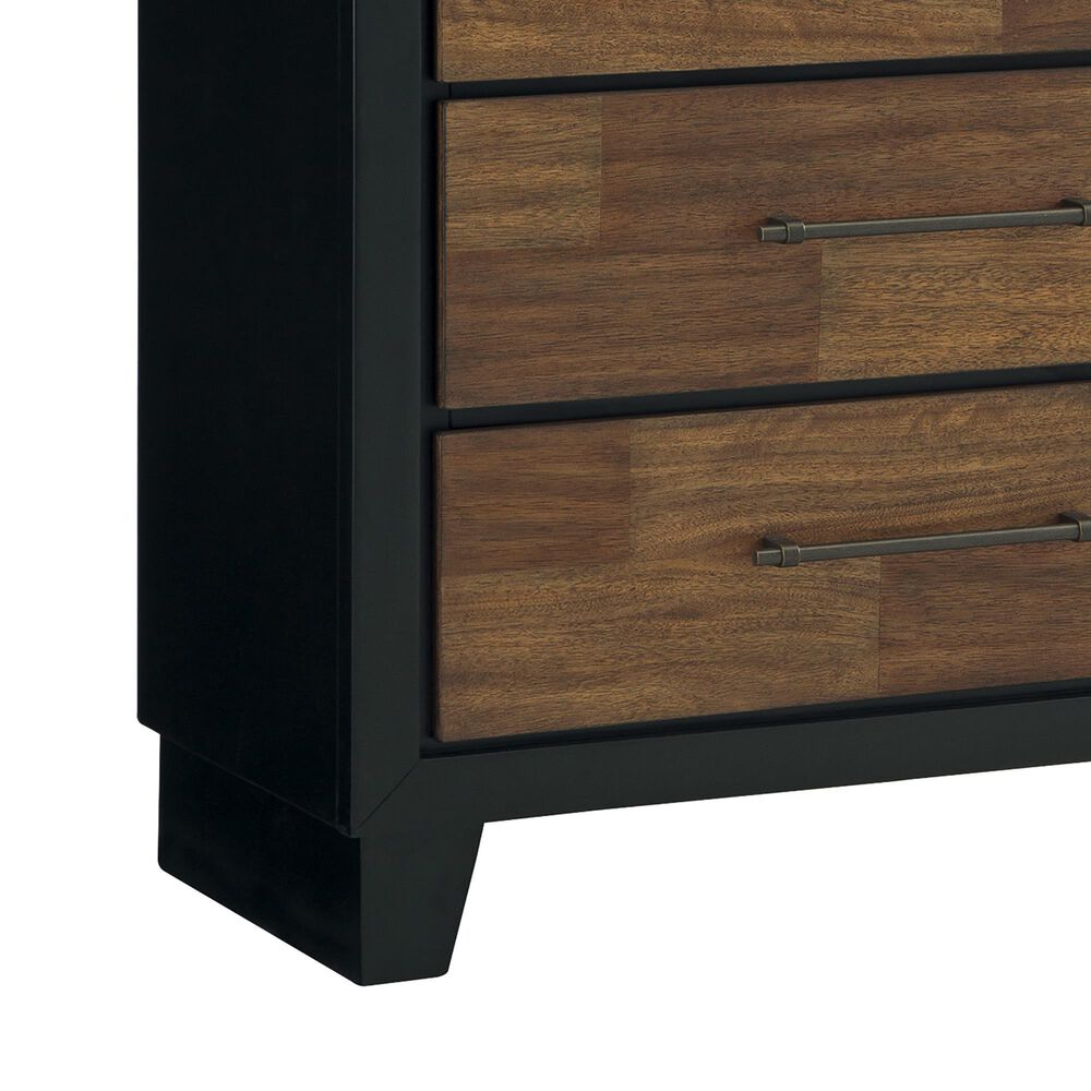 Ashley Kraeburn Dresser and Mirror in Black and Brown, , large