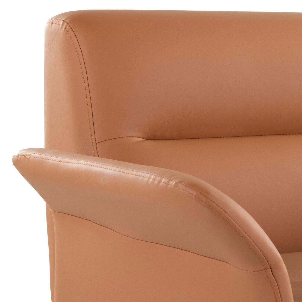 Lumisource Petal Accent Chair in Camel, , large
