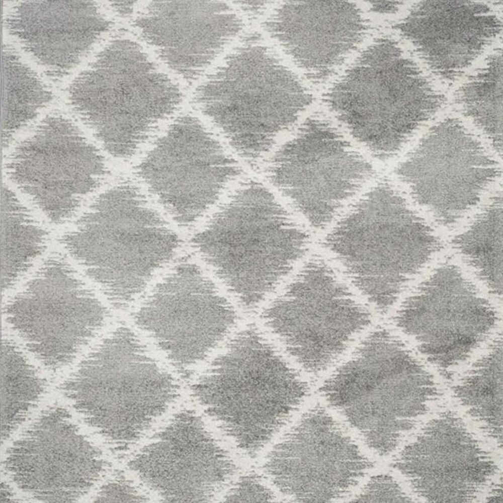 Safavieh Adirondack ADR120B 4&#39; x 6&#39; Silver and Ivory Area Rug, , large