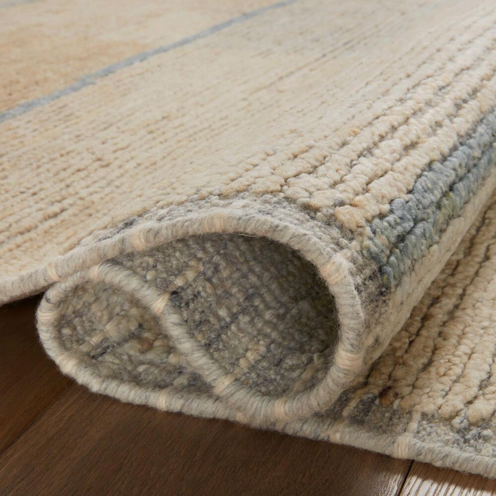Amber Lewis x Loloi Briyana 4&#39; x 6&#39; Sky and Wheat Area Rug, , large