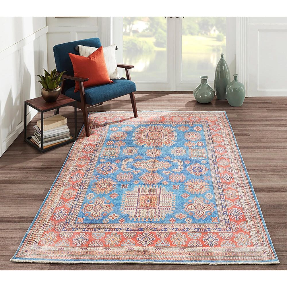 Momeni Chandler 7&#39;6&quot; x 9&#39;6&quot; Blue Area Rug, , large