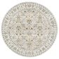 Surya Dresden Taupe, Off-White, Dusty Sage, Light Gray, Deep Teal, Olive and Mustard 7"10" Round Area Rug, , large