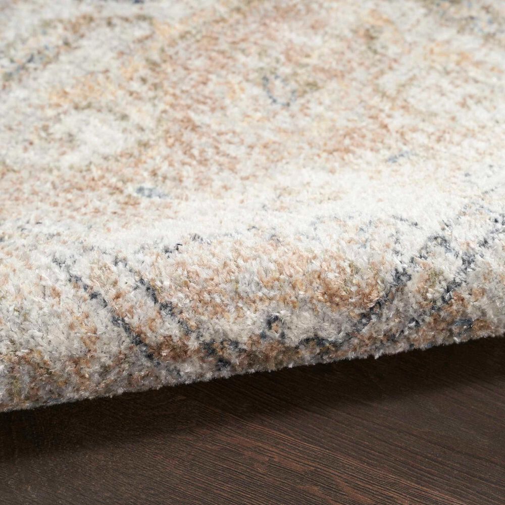 Nourison Astra Machine Washable 3&#39;3&quot; x 5&#39; Beige Area Rug, , large