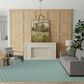 Nourison Twist Reversible 10" x 14" Aqua Indoor/Outdoor Area Rug, , large