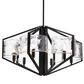 Golden Lighting Varsha 6-Light Chandelier in Matte Black, , large