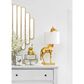 Creative Coop Serengeti Giraffe Table Lamp in Distressed Gold, , large