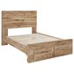 Ashley Hyanna Full Panel Storage Bed in Tan Brown, , large