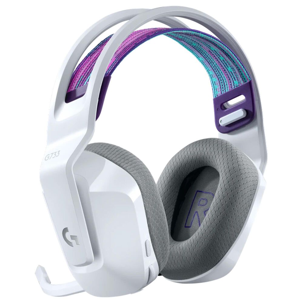 Logitech G733 Lightspeed Wireless RGB Gaming Headset in White, , large