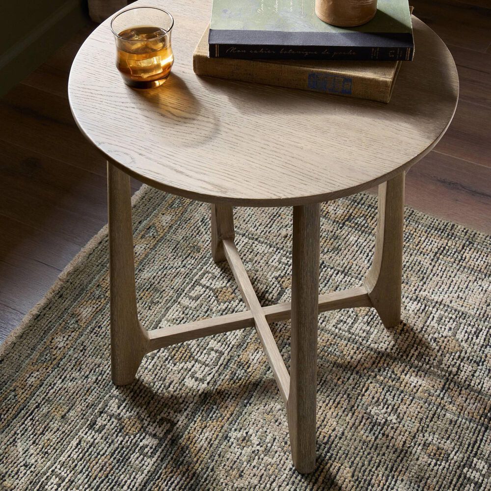 Four Hands Dupree End Table in Washed Oak, , large